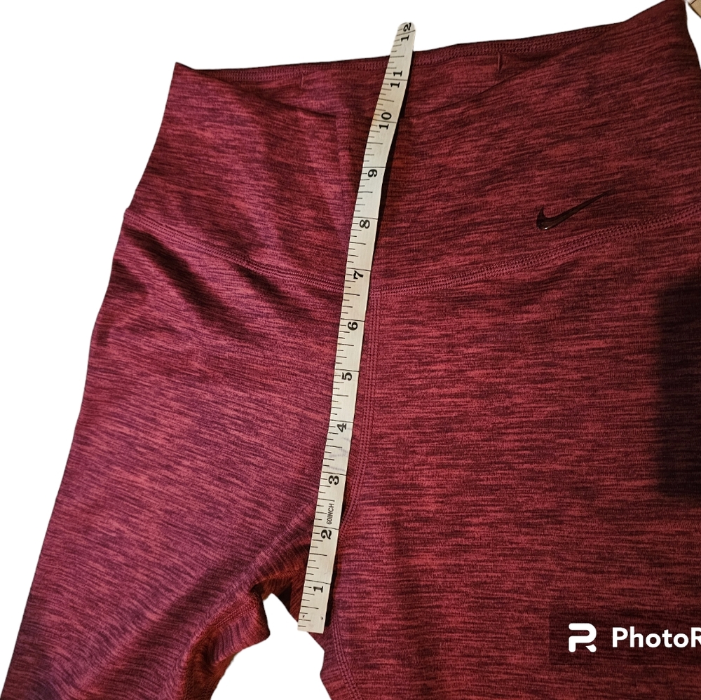 Nike Dri Fit Burgundy Leggins Size XS - Picture 5 of 6